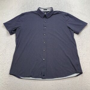 Buttercloth Icy Cotton Short Sleeve Shirt Men's Size XL Regular Fit Button Down